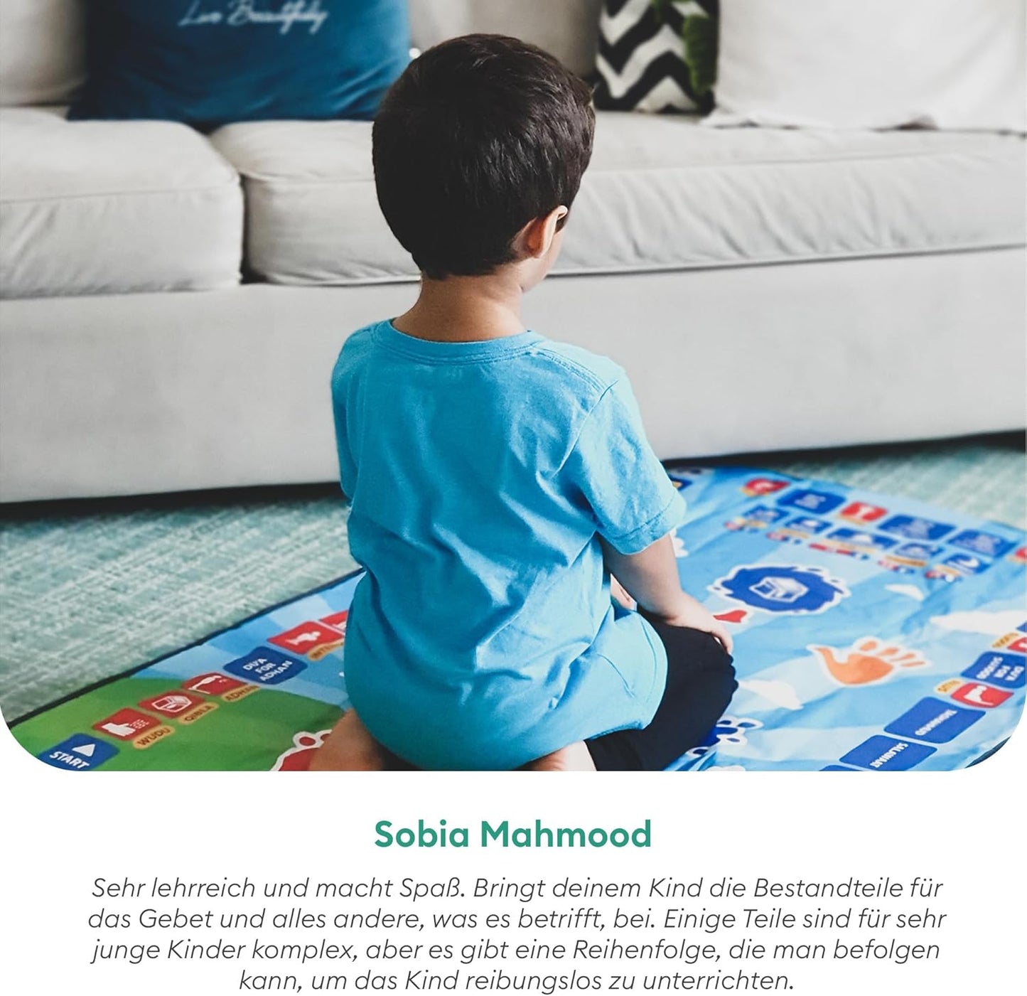 Educational Prayer Mat For Kids
