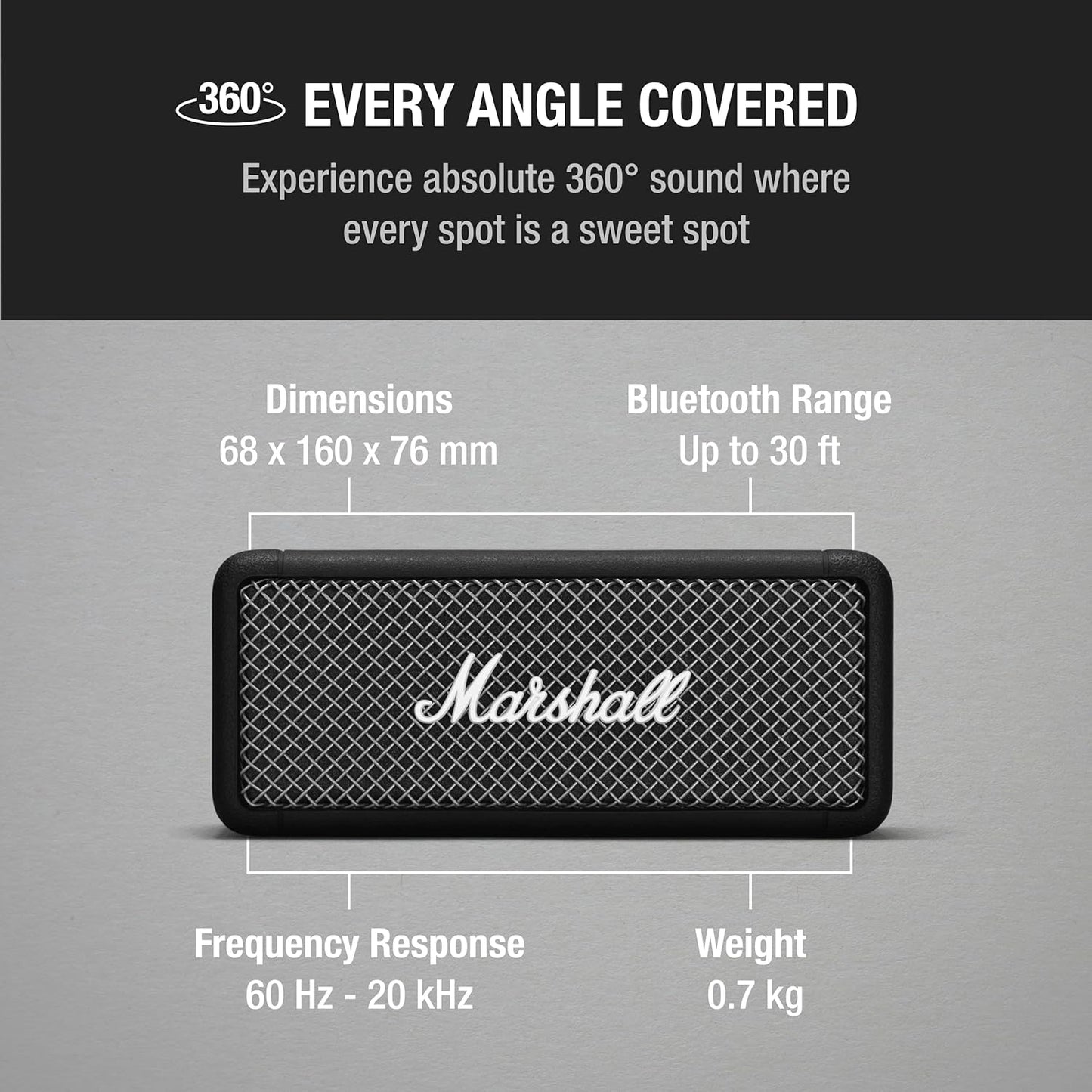 Marshall Emberton Bluetooth Portable Speaker