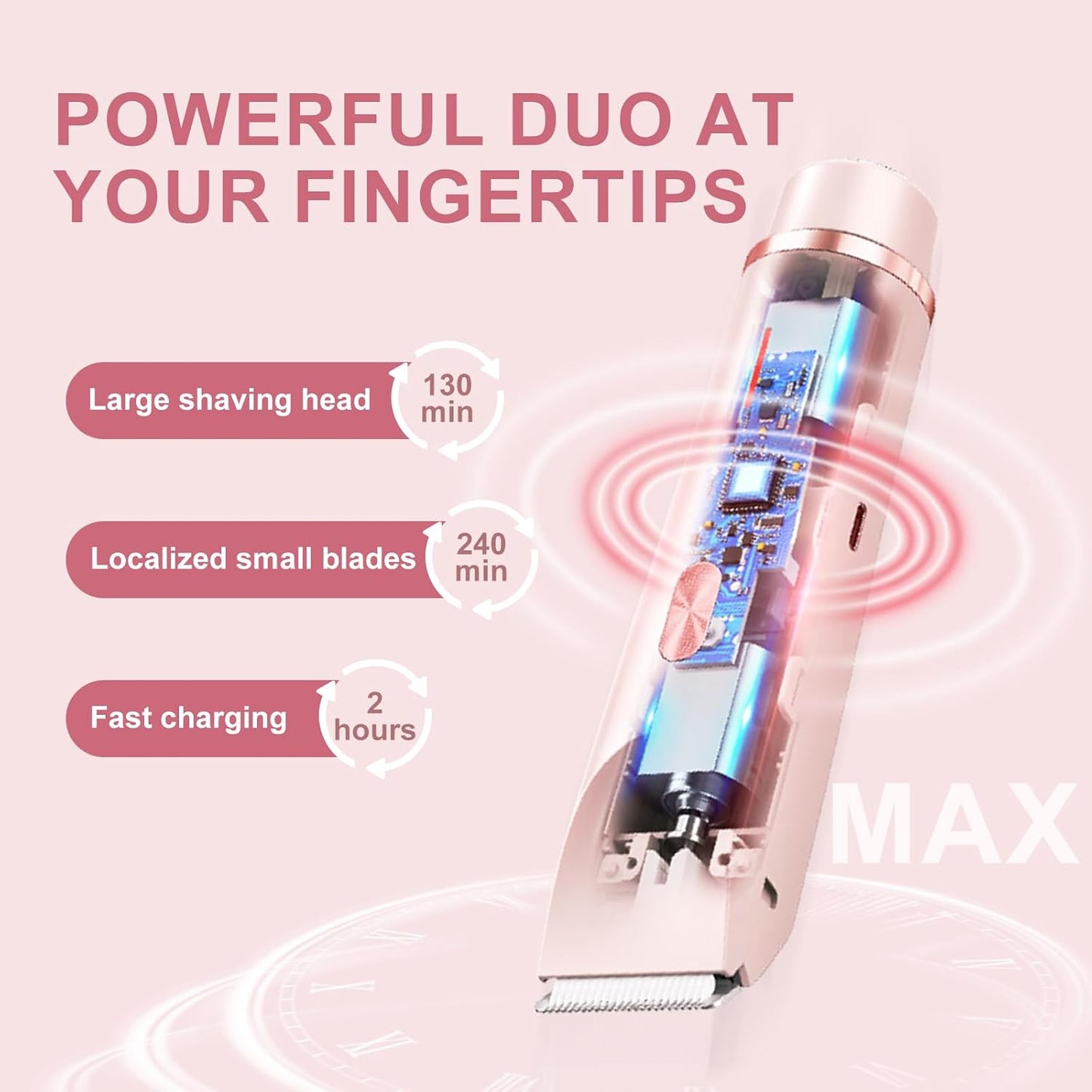 2 in 1 Dual Head Shaver