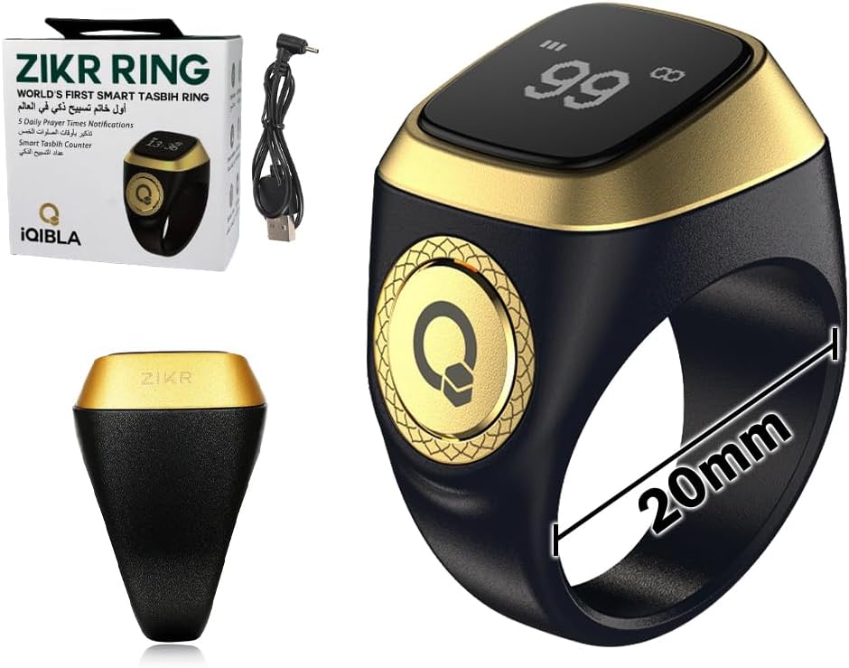 Smart Tasbih Zikr Ring