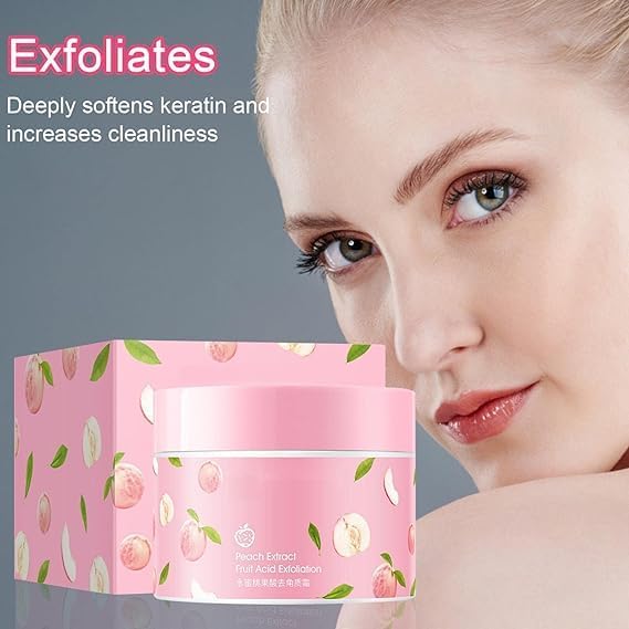 Peach Extract Fruit Acid Exfoliating Face Gel Cream