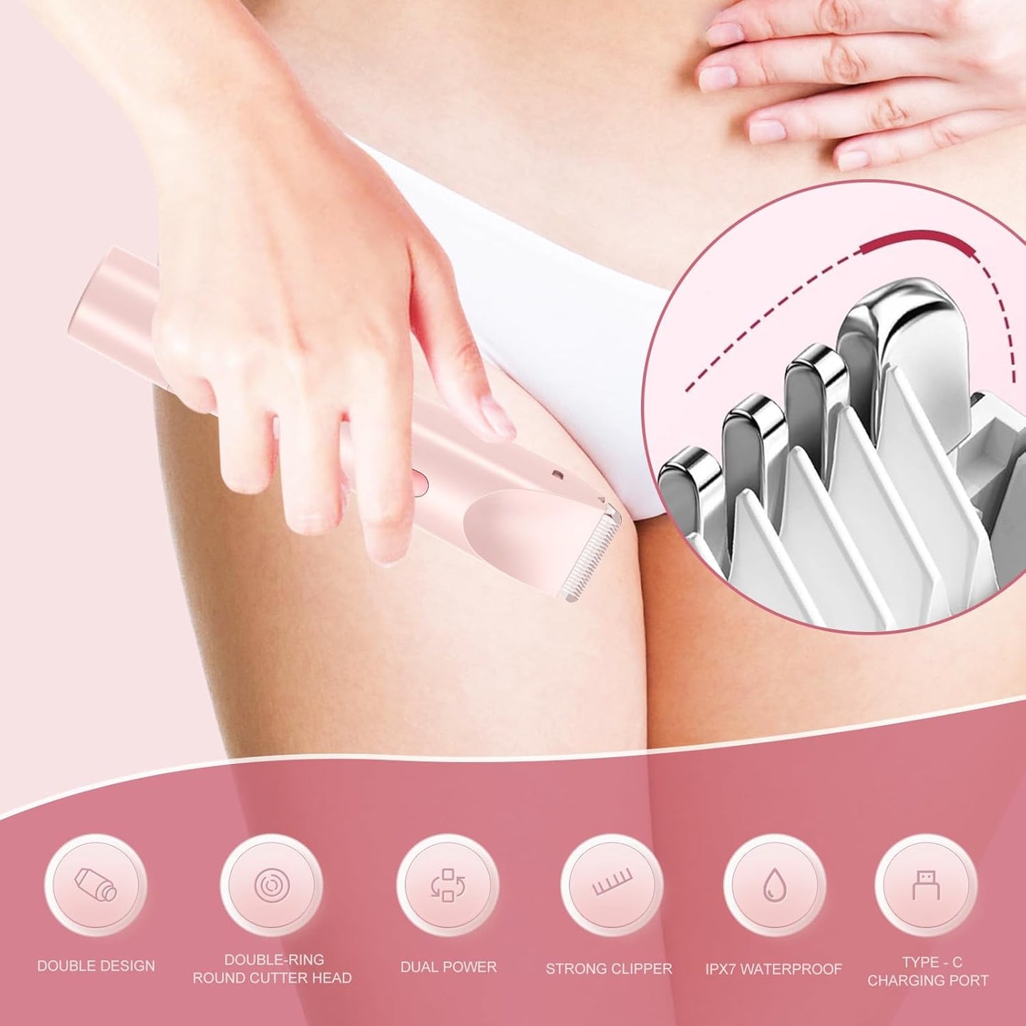 2 in 1 Dual Head Shaver