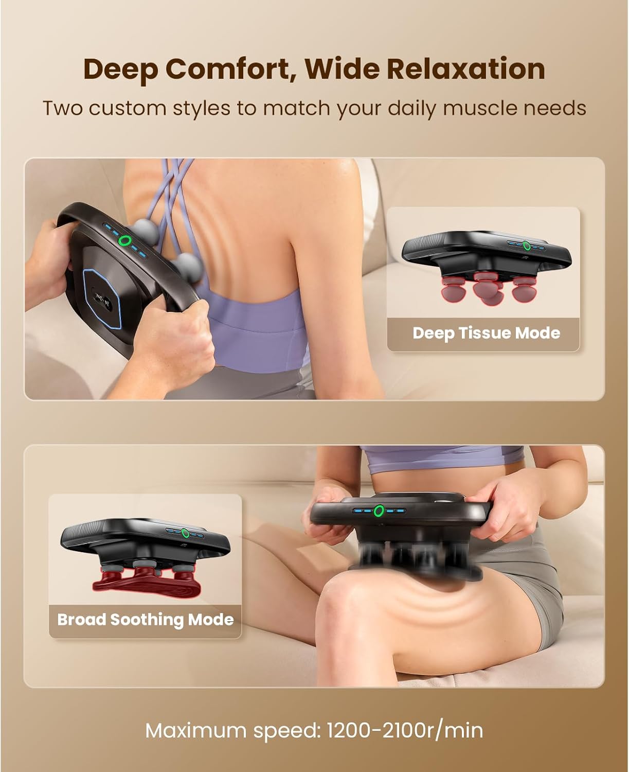 4-Head Massage Gun