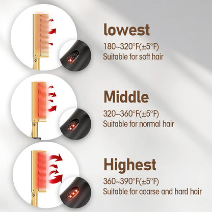 Hot Comb Hair Straightener