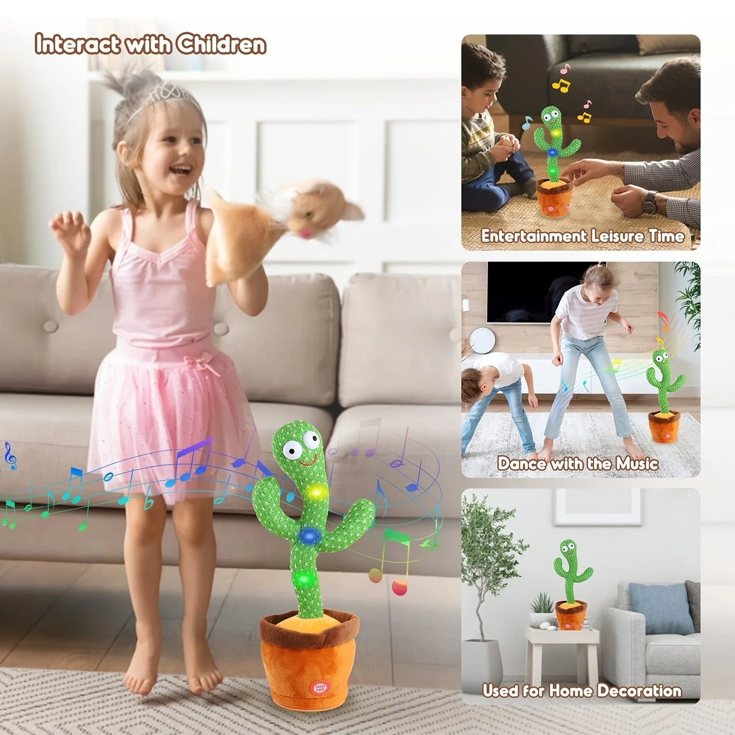 Dancing Cactus Baby Toy