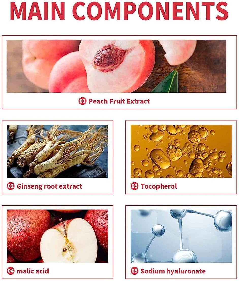 Peach Extract Fruit Acid Exfoliating Face Gel Cream