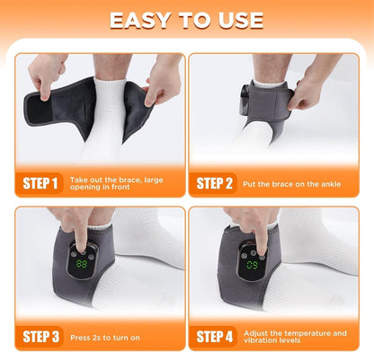 Cordless Ankle Massager with Heat